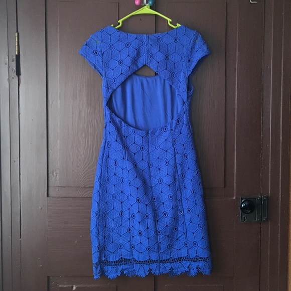 Macrame Lace Pencil Dress - Picture 2 of 7